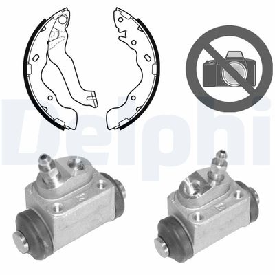 Комплект тормозных колодок DELPHI KP1106