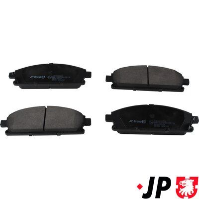 Bremžu uzliku kompl., Disku bremzes JP GROUP 4063604310