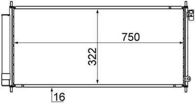 Kondensators, Gaisa kond. sistēma MAHLE AC 717 000S