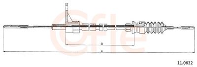 Тросик газа COFLE 92.11.0632