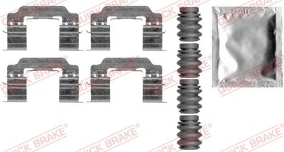 QUICK BRAKE 1090007 Piederumu komplekts, Disku