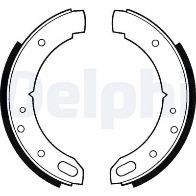 Bremžu loku kompl., Stāvbremze DELPHI LS1169
