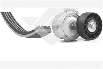 Ķīļrievu siksnu komplekts HUTCHINSON KHV 173