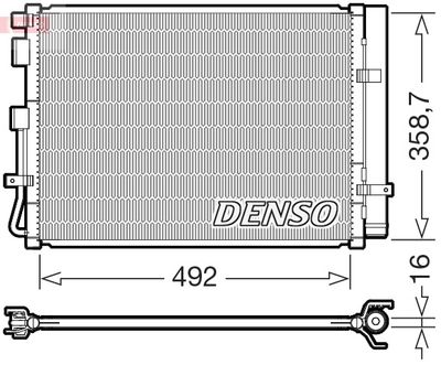 DENSO DCN41035 skraplacz HYUNDAI i20 III