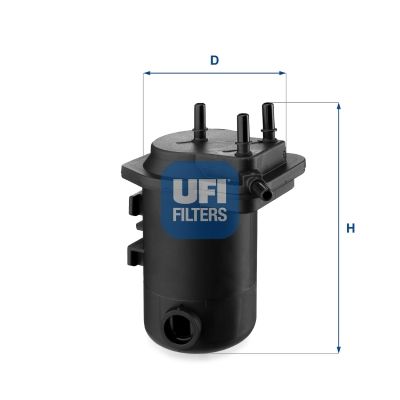 Degvielas filtrs UFI 24.098.00