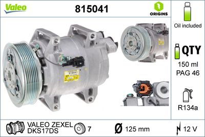 Компрессор, кондиционер VALEO 815041