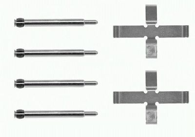 Комплектующие, колодки дискового тормоза HELLA 8DZ 355 203-461