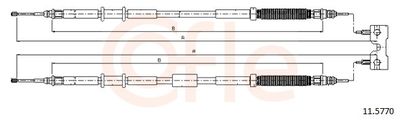 Тросик, cтояночный тормоз COFLE 11.5770