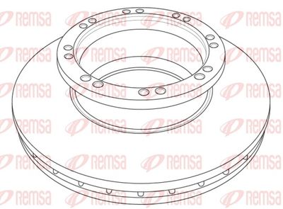 Bremžu diski REMSA NCA1215.20
