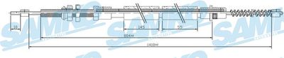 Тросик, cтояночный тормоз SAMKO C0109B
