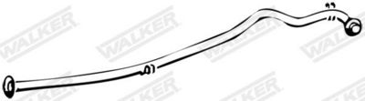 Труба выхлопного газа WALKER 07558