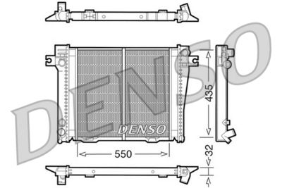 Radiators, Motora dzesēšanas sistēma DENSO DRM05036