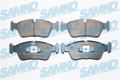 Комплект тормозных колодок, дисковый тормоз SAMKO 5SP1250