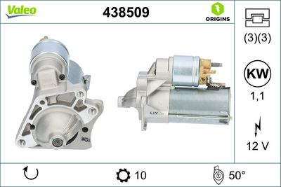 Стартер VALEO 438509
