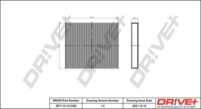 Фильтр, воздух во внутренном пространстве Dr!ve+ DP1110.12.0383