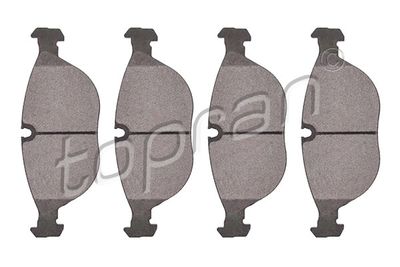 Bremžu uzliku kompl., Disku bremzes TOPRAN 110 538