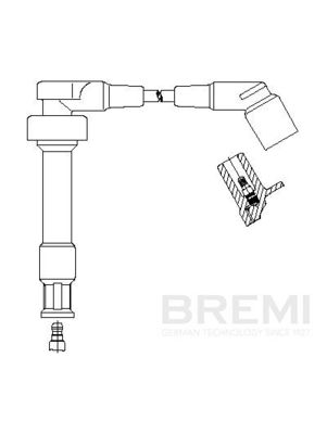 Augstsprieguma vads BREMI 176/75