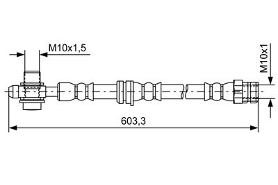 Тормозной шланг BOSCH 1 987 481 742