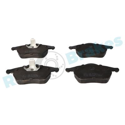 Bremžu uzliku kompl., Disku bremzes RAP BRAKES R-P0206