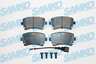 Комплект тормозных колодок, дисковый тормоз SAMKO 5SP1206