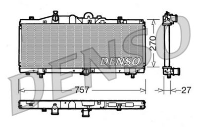 Radiators, Motora dzesēšanas sistēma DENSO DRM09010