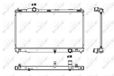 Radiators, Motora dzesēšanas sistēma NRF 53680