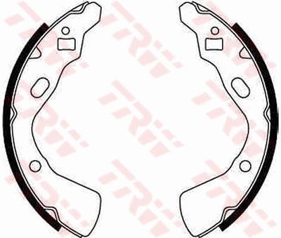 Комплект тормозных колодок TRW GS8519