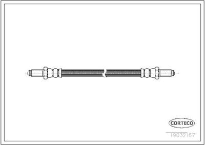Тормозной шланг CORTECO 19032167