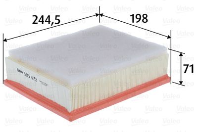 Воздушный фильтр VALEO 585472