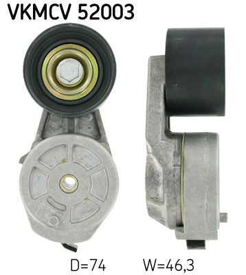 Натяжитель ремня, клиновой зубча SKF VKMCV 52003
