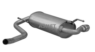 Глушитель выхлопных газов конечный ASMET 10.137