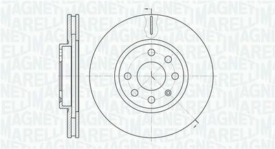 Тормозной диск MAGNETI MARELLI 361302040190