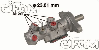 Galvenais bremžu cilindrs CIFAM 202-295