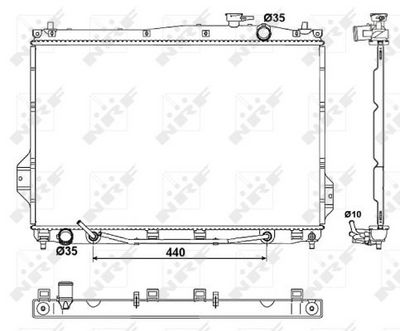 Radiators, Motora dzesēšanas sistēma NRF 53050