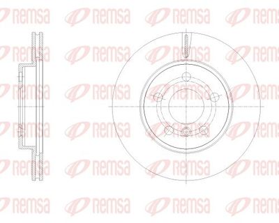 Тормозной диск REMSA 62532.10