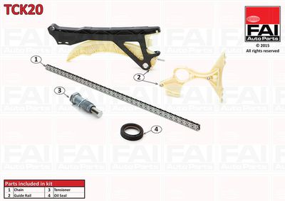 Комплект цели привода распредвала FAI AUTOPARTS TCK20