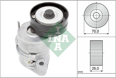 Натяжитель ремня, клиновой зубча Schaeffler INA 534 0102 30