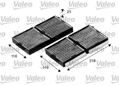 Filtrs, Salona telpas gaiss VALEO 698890