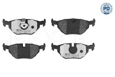 Bremžu uzliku kompl., Disku bremzes MEYLE 0252169117PD