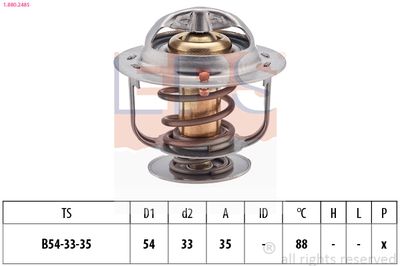 Термостат, охлаждающая жидкость EPS 1.880.248S
