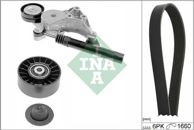 Ķīļrievu siksnu komplekts Schaeffler INA 529 0471 10