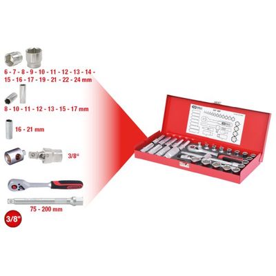 Набор торцевых ключей KS TOOLS 917.4031