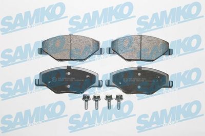 Комплект тормозных колодок, дисковый тормоз SAMKO 5SP1795