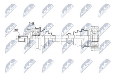 Приводной вал NTY NPW-AU-108