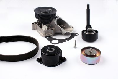 Ūdenssūknis + ķīļrievu siksnas komplekts HEPU PK04661