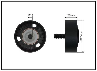 Parazīt-/Vadrullītis, Ķīļrievu siksna CAFFARO 500189 SC