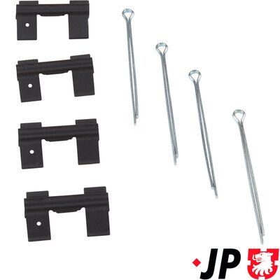 Piederumu komplekts, Disku bremžu uzlikas JP GROUP 1564003510