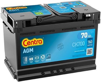 Стартерная аккумуляторная батарея CENTRA CK700
