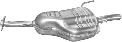 Глушитель выхлопных газов конечный POLMO 17.542