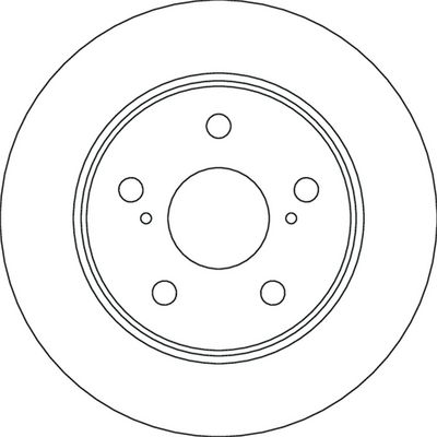 Тормозной диск TRW DF6773